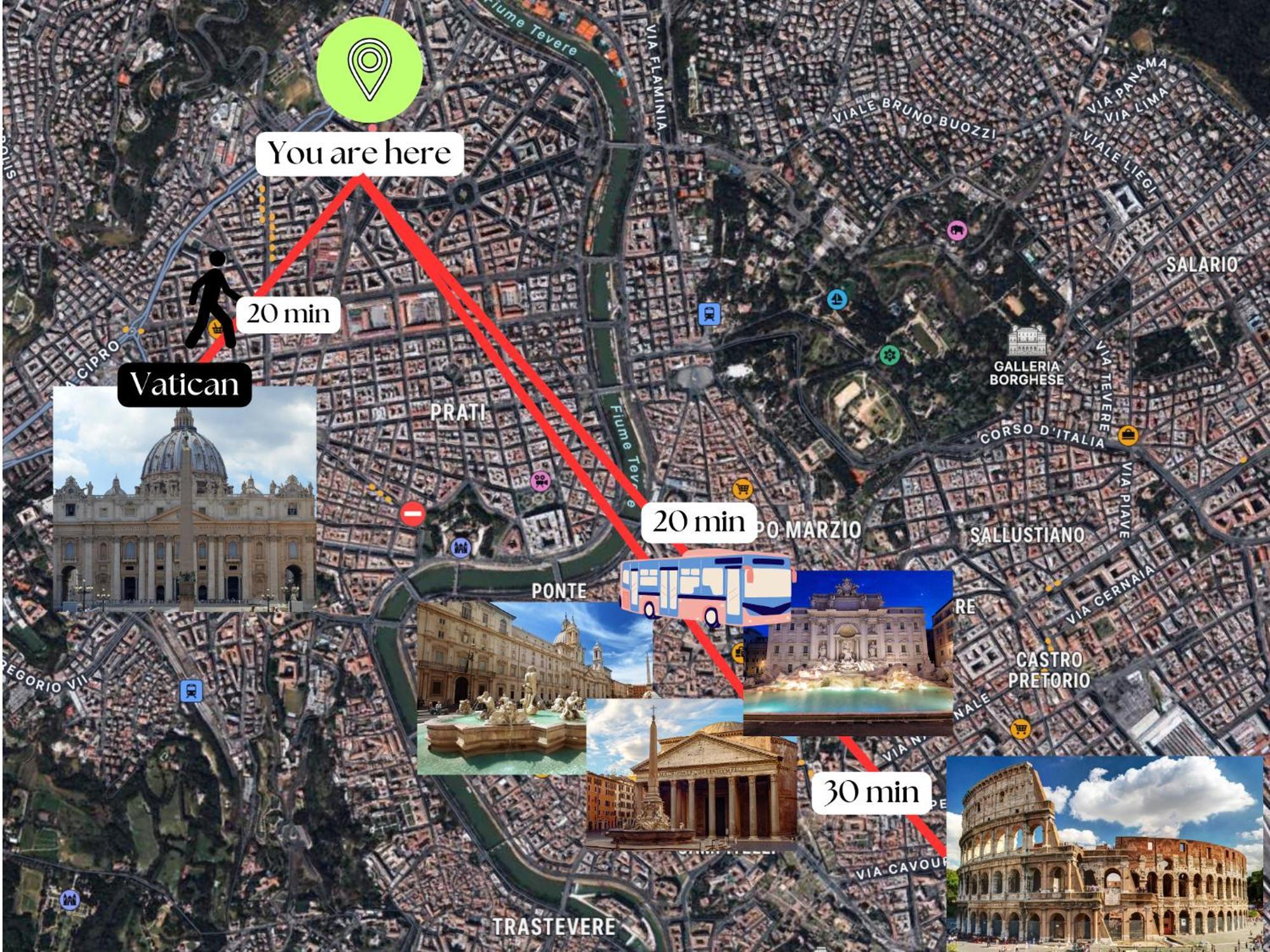 Ottaviano - 10 Min Dal Vaticano, Rome